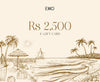 Rs.2,500 E-Gift Card