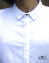 Linen Cotton Short Sleeve Shirt EMSACS0651LCSS1345