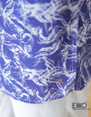 Linen Cotton Short Sleeve Shirt EMSACS0700LCSS