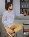 Linen Long Sleeve Shirt - EMSACS0710LLS1095