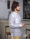 Linen Long Sleeve Shirt - EMSACS0710LLS1095