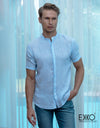 Linen Short Sleeve Shirt - EMSACS0717LSS