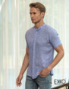 Linen Short Sleeve Shirt - EMSACS0717LSS