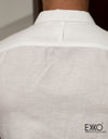 Linen Cotton Short Sleeve Shirt EMSACS0752LCSS1630