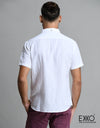 Linen Cotton Short Sleeve Shirt EMSACS0593LCSS1009