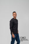 Crew Neck Long Sleeves T-Shirt - Supima Cotton
