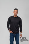 Crew Neck Long Sleeves T-Shirt - Supima Cotton