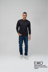 Crew Neck Long Sleeves T-Shirt - Supima Cotton