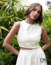 Camilla Top - Linen Blend