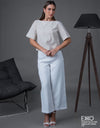 Daria Top - Linen Blend | 100% Cotton