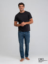 Men's Slim Mid Rise Jeans - Mid Wash