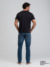 Men's Slim Mid Rise Jeans - Mid Wash