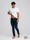 Men's Slim Mid Rise Jeans - Dark Wash