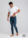 Men's Slim Mid Rise Jeans - Light Wash