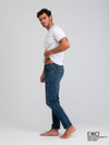 Men's Slim Mid Rise Jeans - Light Wash