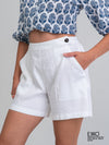 Aria Short - Linen Blend