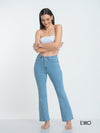 Women's Flared High Rise Jeans - Classic Light Wash