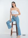 Women's Flared High Rise Jeans - Classic Light Wash