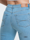 Women's Flared High Rise Jeans - Classic Light Wash
