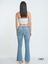 Women's Flared High Rise Jeans - Light Wash