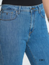 Women's Flared High Rise Jeans - Mid Wash