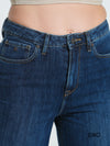 Women's Wide High Rise Jeans - Dark Wash