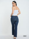 Women's Flared High Rise Jeans - Dark Wash