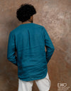 Linen Long Sleeve Shirt - EMSACS0829LLS1076