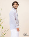 Linen Cotton Long Sleeve Shirt - EMSACS0848LCLS1744