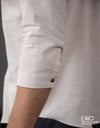 100% Cotton Three Quarter Sleeves Shirt - EMSACS0874CTQS1865