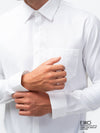 White Dobby Formal Shirt - EMSAFSR0012