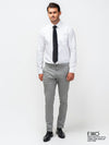 White Dobby Formal Shirt - EMSAFSR0012