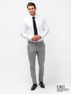 White Dobby Formal Shirt - EMSAFSR0012