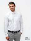 White Dobby Formal Shirt - EMSAFSR0012
