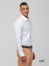 White Dobby Formal Shirt - EMSAFSS0012CECLSF072