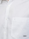White Dobby Formal Shirt - EMSAFSS0012CECLSF072