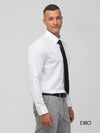 White Dobby Formal Shirt - EMSAFSS0017CECLSF104