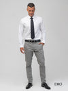 White Dobby Formal Shirt - EMSAFSS0017CECLSF104