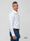 White Dobby Formal Shirt - EMSAFSS0017CECLSF107