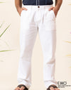 Linen Pant - White 8.0