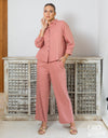 Enver-Janey Matching Set - Linen Blend