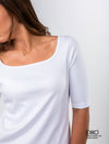 Square Neck T-Shirt - Supima Cotton