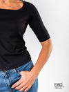 Square Neck T-Shirt - Supima Cotton