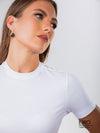 High Neck T-Shirt - Supima Cotton