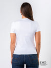 High Neck T-Shirt - Supima Cotton