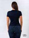 High Neck T-Shirt - Supima Cotton