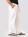 Linen Pant - White 8.0