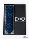 Blue Dobby 100% Silk Tie