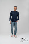 Crew Neck Long Sleeves T-Shirt - Supima Cotton