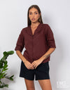 Meli Top - Linen Blend